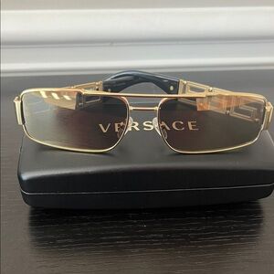 Versace Gold Frame Sunglasses